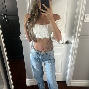 Zara crop top (2/$65)